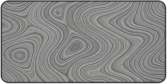 Brushed Metal Texture Desk Mat by Unknown