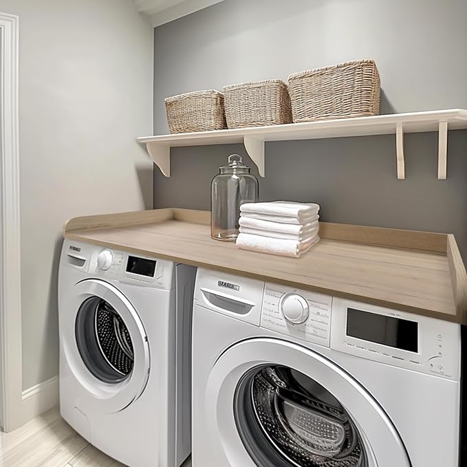 Kaboon Washer Dryer Countertop 58" x 28" Extra Large Version, Melamine - Image 5