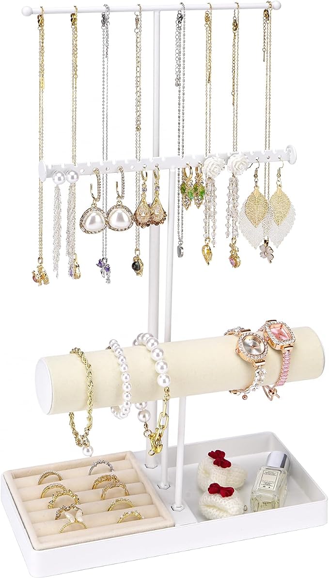 Cirhy Jewlery Holder Necklace Stand, Adjustable Necklace Holder by Cirhy