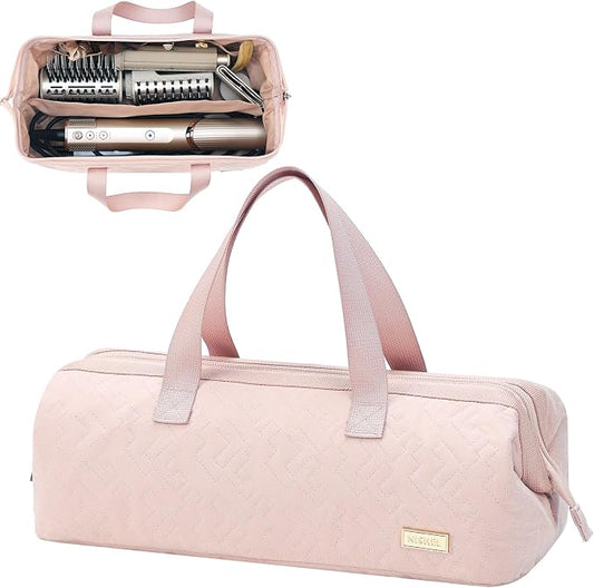 NISHEL Hair Tools Travel Carrying Bag, Portable Hair Air Wrap Dryer Case by NISHEL