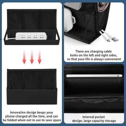 Bedside Caddy Bedside Storage Organizer Bedside Organizer - Image 5