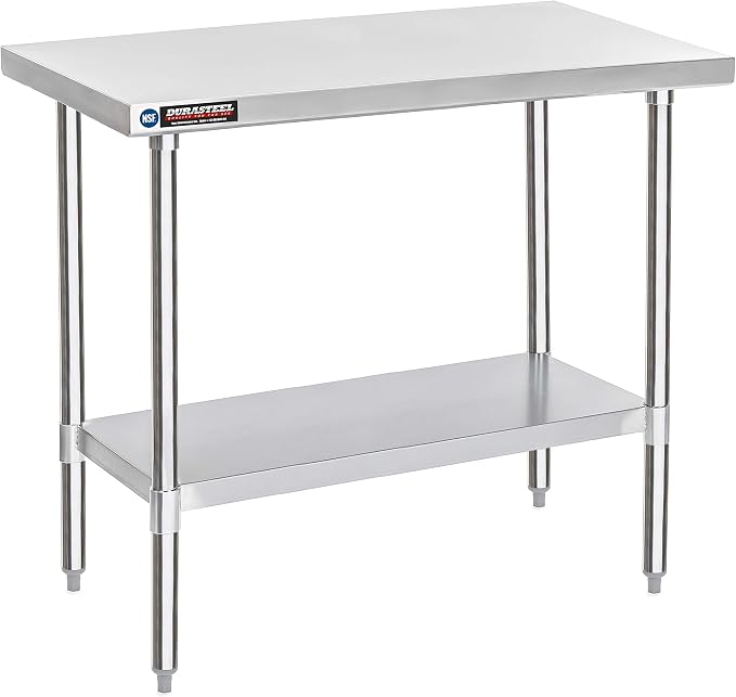 DuraSteel 30x48 Stainless Steel Work Table by DuraSteel