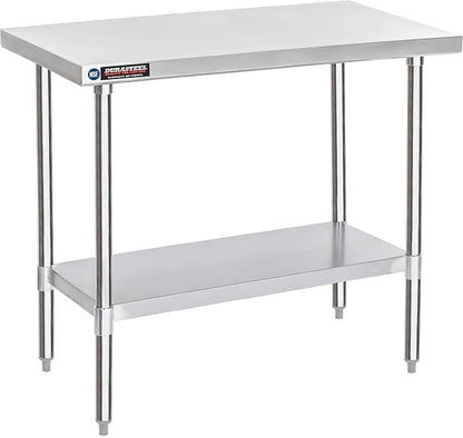 DuraSteel 30x48 Stainless Steel Work Table by DuraSteel