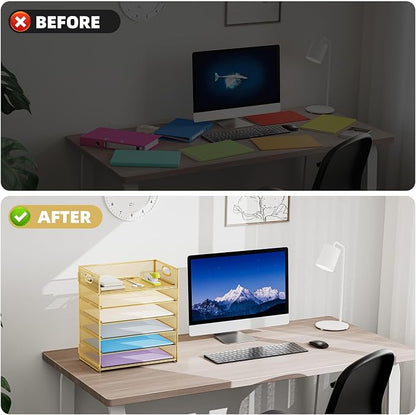 Marbrasse 2 Pack Desk Organizer - Image 5