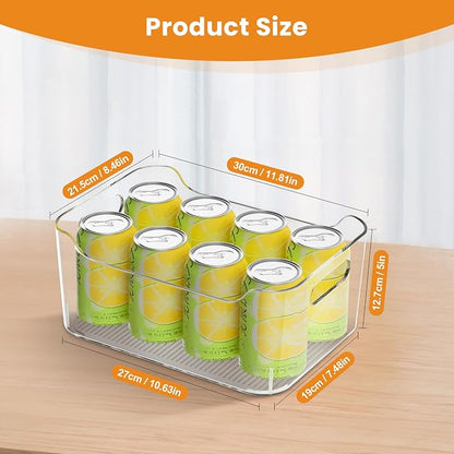 Clear Plastic Storage Bins-Pantry Organizers & Storage Containers-Refrigerator - Image 4