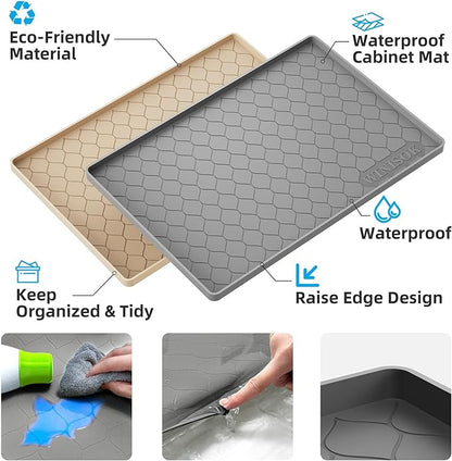 Silicone Under Sink Mat 40" x 22", kitchen Essentials and Gadgets, Shelf liner - Image 2