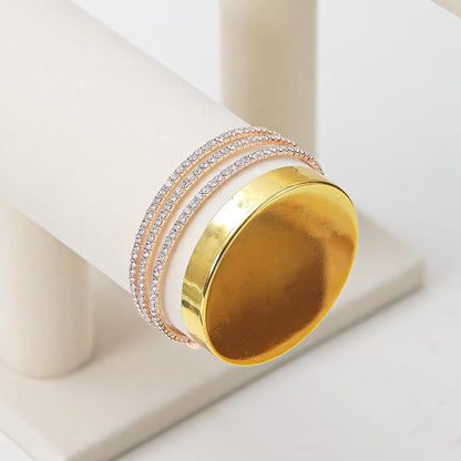 2 Tier Bracelet Holder Stand, Bangle Watches Display, Velvet Bracelet Jewelry - Image 4