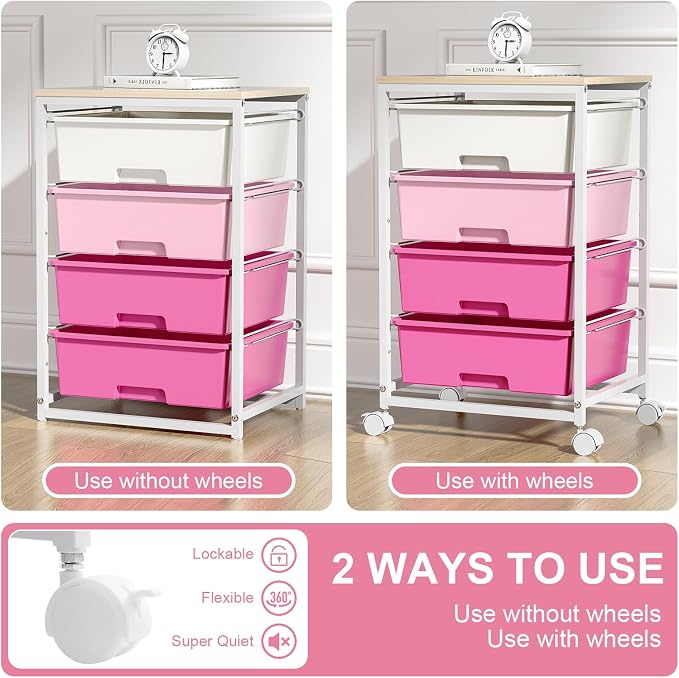Utility-Rolling-Craft-Storage-Cart-Organizer - Image 6