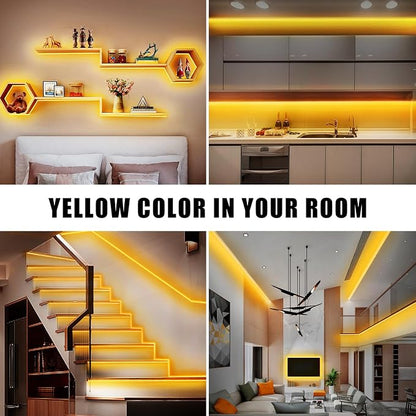 Orange Color COB Led Strip Lights - Image 2