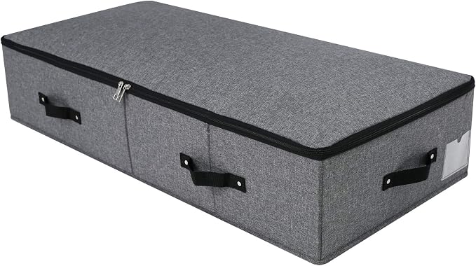 Omygarden Foldable Fabric Sturdy Under Bed Storage Box by Omygarden