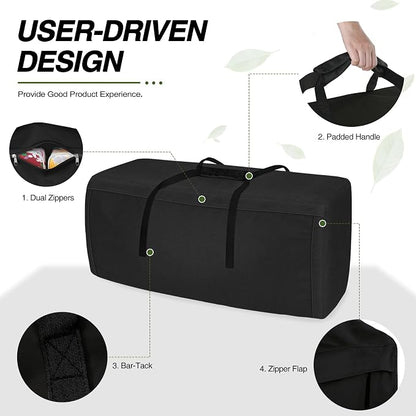Porch Shield Outdoor Cushion Storage Bag 62 inch Waterproof Outside Storage Bags - Image 3