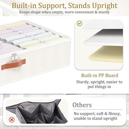 Yawinhe Under Bed Storage Containers, 4 Pack, Bin - Image 6