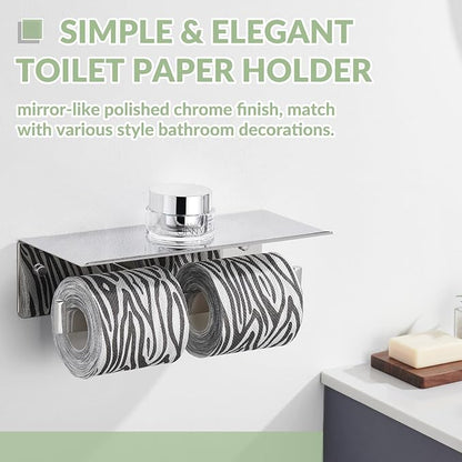 APLusee Double Toilet Paper Holder - Image 8