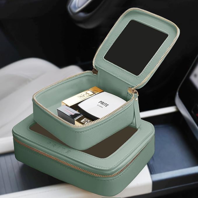 Prite Clear Makeup Bag Cosmetic Organizer Case Waterproof Travel Toiletry Bag - Image 6