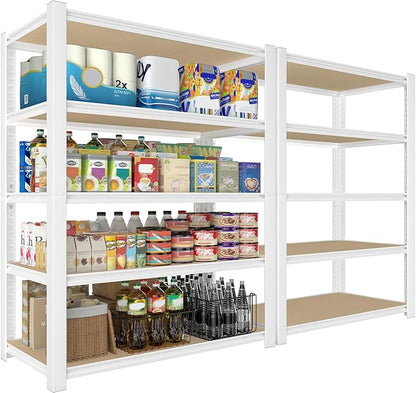 PrimeZone 28" W x 12" D x 59" H Closet Storage Shelves by PrimeZone