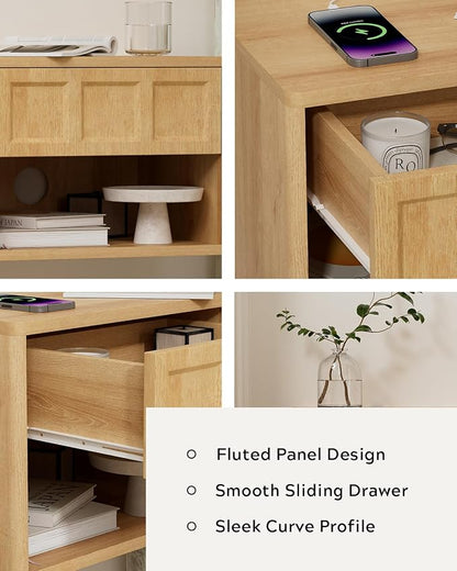 Farmhouse Floating nightstands Set of 4, Small Wall Mounted Storage Cabinet - Image 4