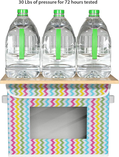Univivi Fabric Foldable Storage Boxes Large Collapsible Stackable Storage Bins - Image 3