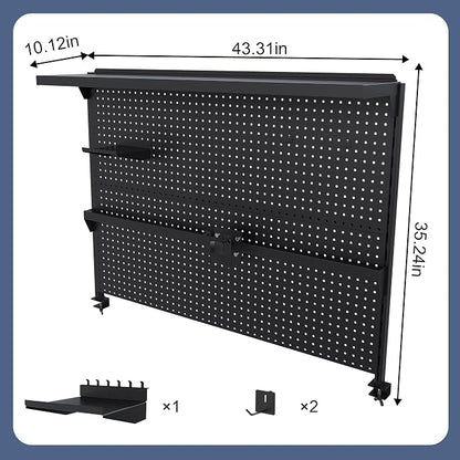 KEIKI Clamp-On Desk Pegboard - Image 2