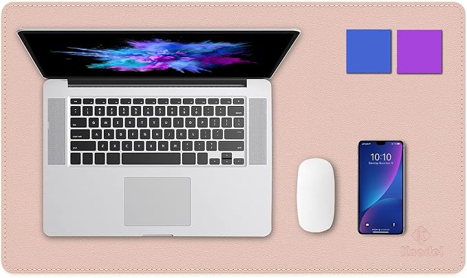 K KNODEL Desk Mat, Dual-Sided Office Desk Pad, Waterproof Desk Mat by K+KNODEL
