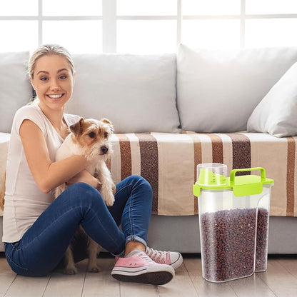 5-7Lbs Cat Dog Storage Container, Portable Pet Food Containers - Image 6