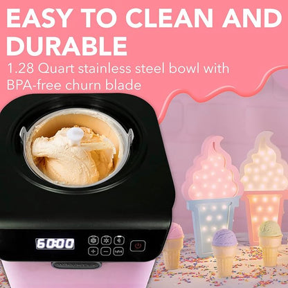 Whynter Ice Cream Maker Machine Automatic 1.28 Qt Upright - Image 5