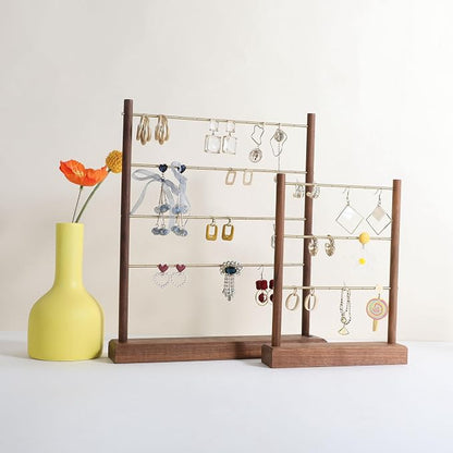 GemeShou Walnut earrings display stand - Image 2