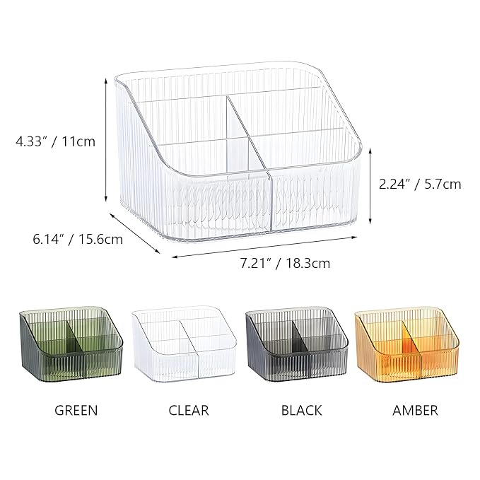 Black Makeup Brush Holder & Organizer - Image 3