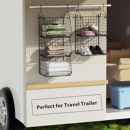 4 Tier Closet Hanging Organizer, Closet Organizers and Storage - Image 9