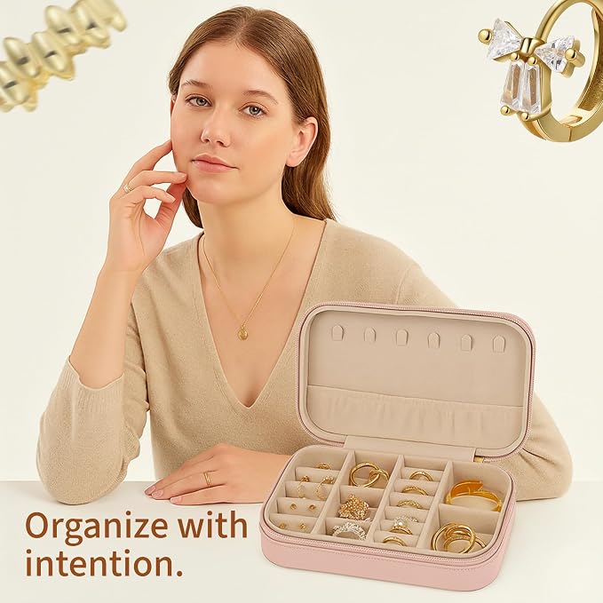 Small Travel Jewelry Box Organizer - Image 3
