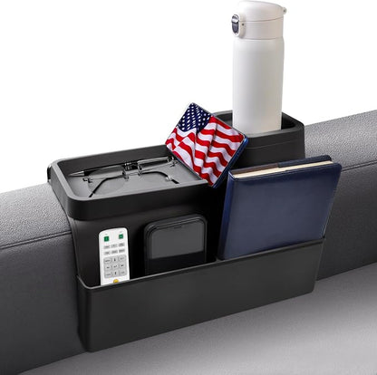 KindGa Couch Cup Holder Tray, Silicone Couch Arm Cup Holder, Couch Arm Organizer by KindGa