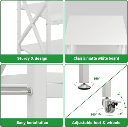 Ollieroo 3 Tier Printer Stand, Large Table - Image 7