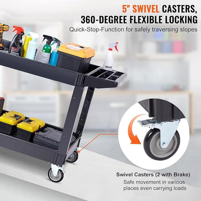 Simpli-Magic Rolling Utility Cart on Wheels, Heavy Duty - Image 4