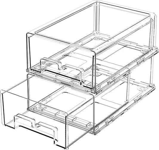2 Pack Refrigerator Drawers by PERFECTSOLUTIONFORORGANIZER