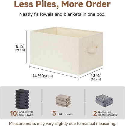 StorageWorks Storage Baskets for Shelves, Foldable Fabric Closet Storage Bins - Image 6