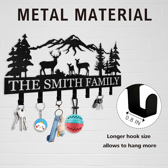 Personalized Key Holder for Wall - Image 8