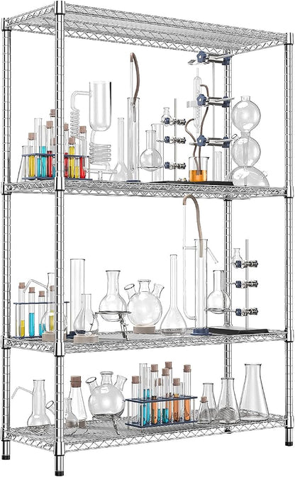 IZEUK 3400 LBS Garage Shelving Wide Storage Shelves 4 Tier Metal Shelves Heavy - Image 9