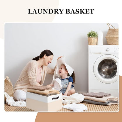 Criusia 8 Pack Large Storage Basket, Fabric Blanket Basket Living Room - Image 5