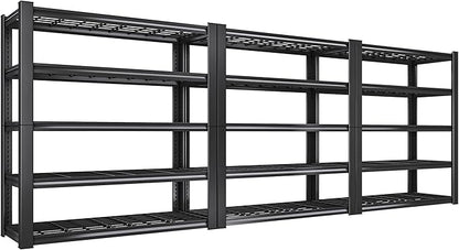 REIBII 3010LBS Storage Shelves 72" H Garage Shelving Heavy Duty Metal Shelving by REIBII