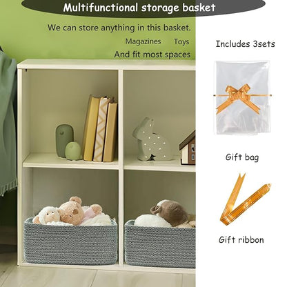 COMFY-HOMI 13" x 8.5" x 5.1"Storage Baskets - Image 4