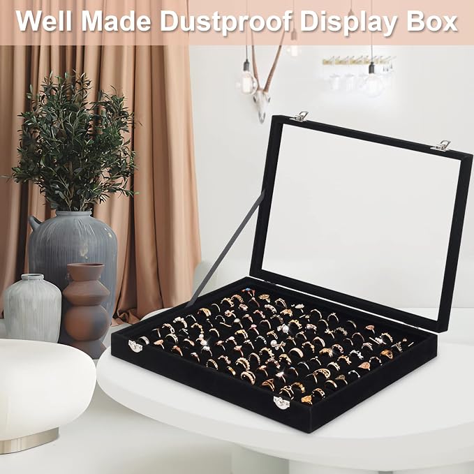 Ring Organizer for Jewelry, Ring Holder Box - Image 7