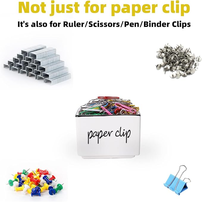 ONTUBE Farmhouse Paper Clip Holders Dispenser Organizer - Image 4