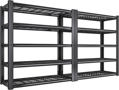 REIBII 3010LBS Storage Shelves 72" H Garage Shelving Heavy Duty Metal Shelving by REIBII