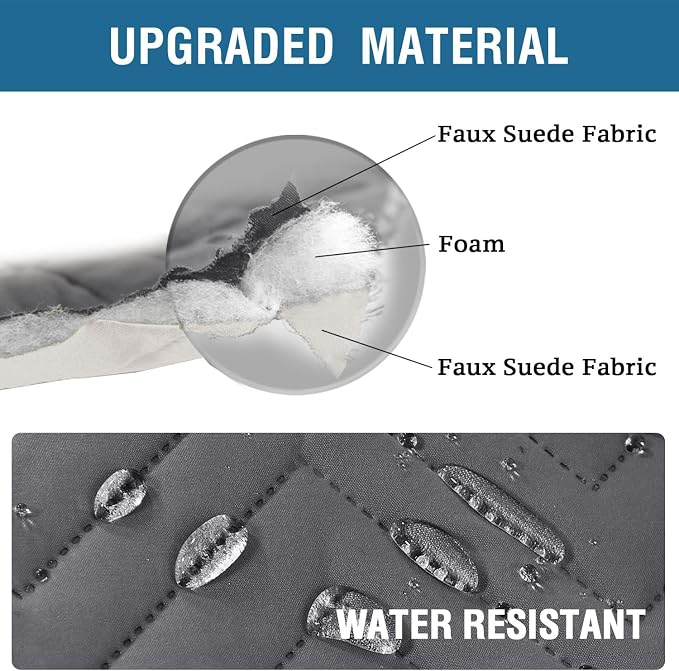 H.VERSAILTEX Armrest Covers for Sofa Water Resistant Couch Arm Covers Remote - Image 4