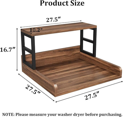Washer Dryer Countertop with Shelf, 27.5″D x 27.5″W x 16.7″H, Countertop - Image 2