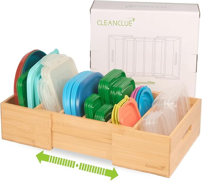 Expandable Kitchen Cabinet Organizer by cleanclue
