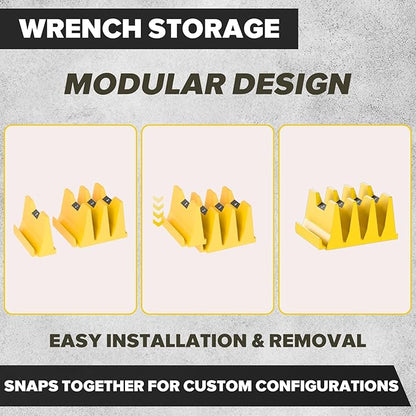40PCS Modular Wrench Organizer Wrench Holder - Image 4