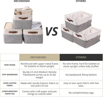 DECOMOMO Storage Baskets for Shelves - Image 5
