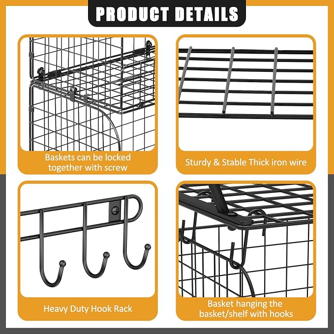 2 Pack Garage Shelves Wall Mounted - Image 6