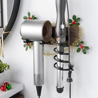 Tindbea Hair Dryer Holder Curling Iron Holder, Blow Dryer Holder Wall Mount by Tindbea