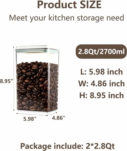 Pop Food Storage Containers Set Large Airtight Food Storage Containers - Image 5